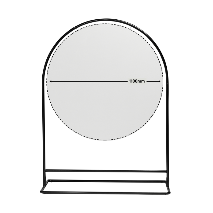 signage-stand-round-black-with-measurements-2