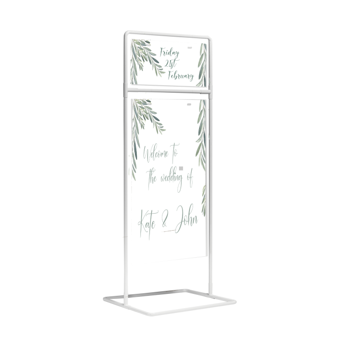 signage-stand-tall-white-with-customs-sign-angle