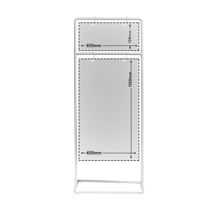 signage-stand-tall-white-with-measurements