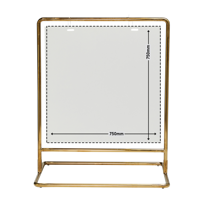 signage-stand-wide-gold-with-measurements