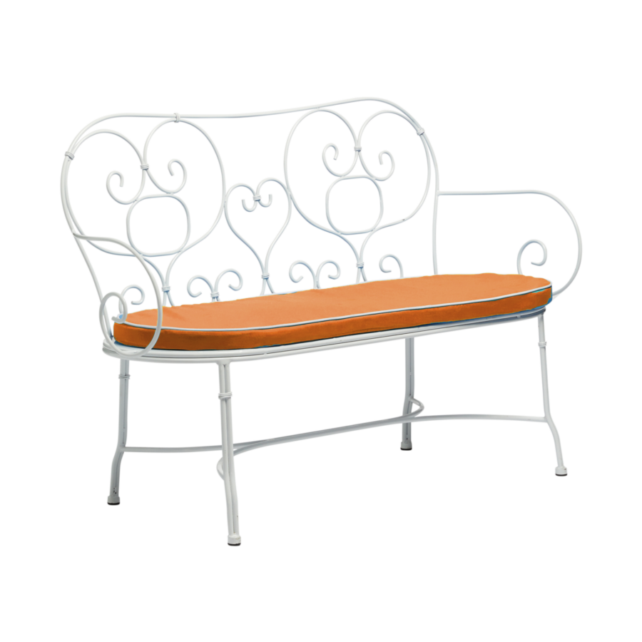 capri-bench-seat-sunset-yellow-cushion-angle