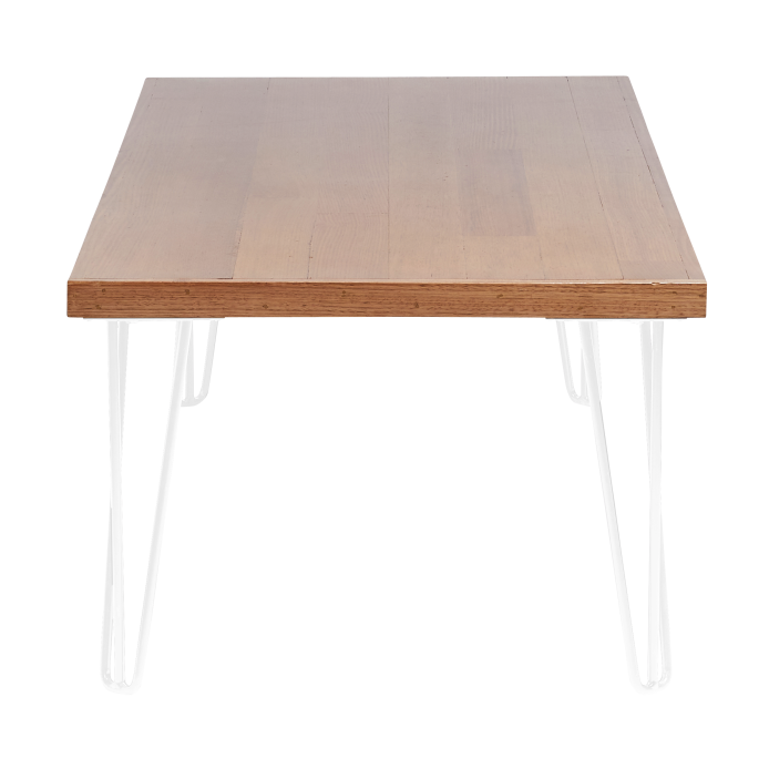 hairpin-coffee-table-180×70-teak-end-white-legs