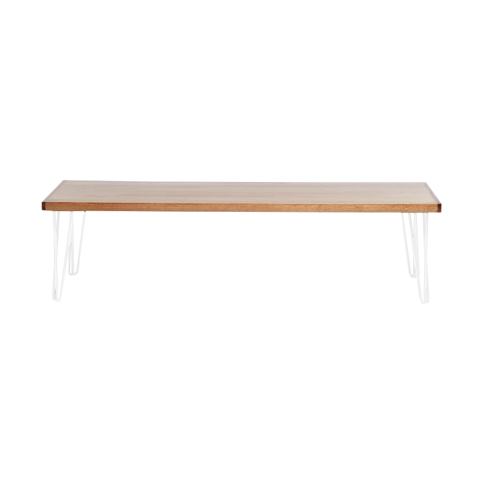 hairpin-coffee-table-180×70-teak-straight-white-legs