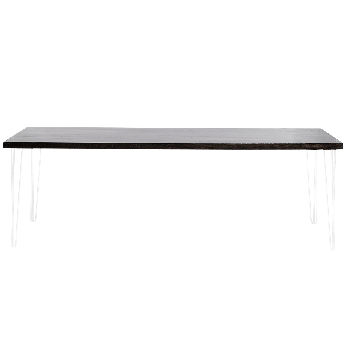 hairpin-dining-table-240×105-blackwash-straight-white-legs