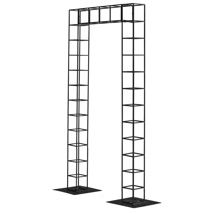 wire-pergola-2-post-1.5m-wide-x-2.5m-tall-black-straight