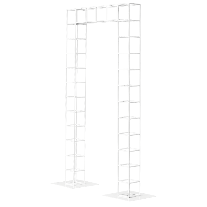 wire-pergola-2-post-1.5m-wide-x-2.5m-tall-white-straight
