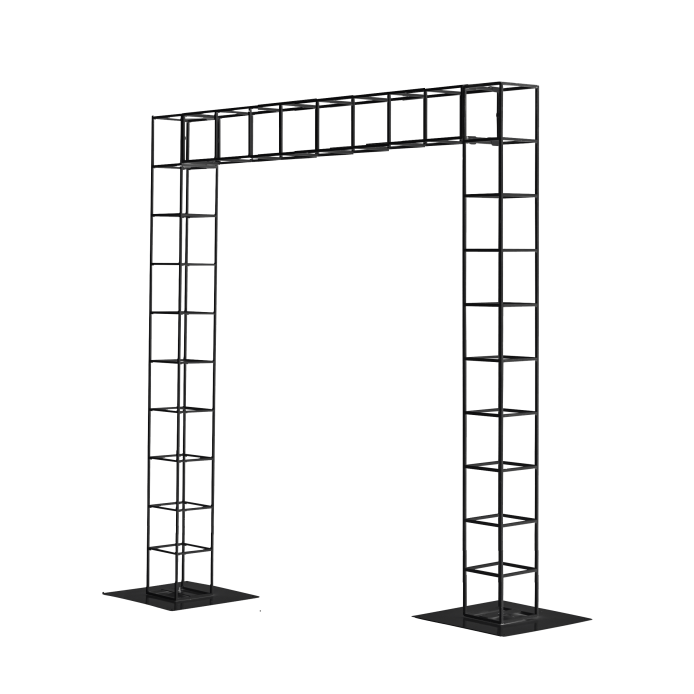 wire-pergola-2-post-1.5m-wide-x-2.5m-tall-black-straight