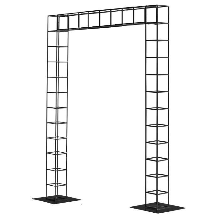 wire-pergola-2-post-1.5m-wide-x-2.5m-tall-black-straight