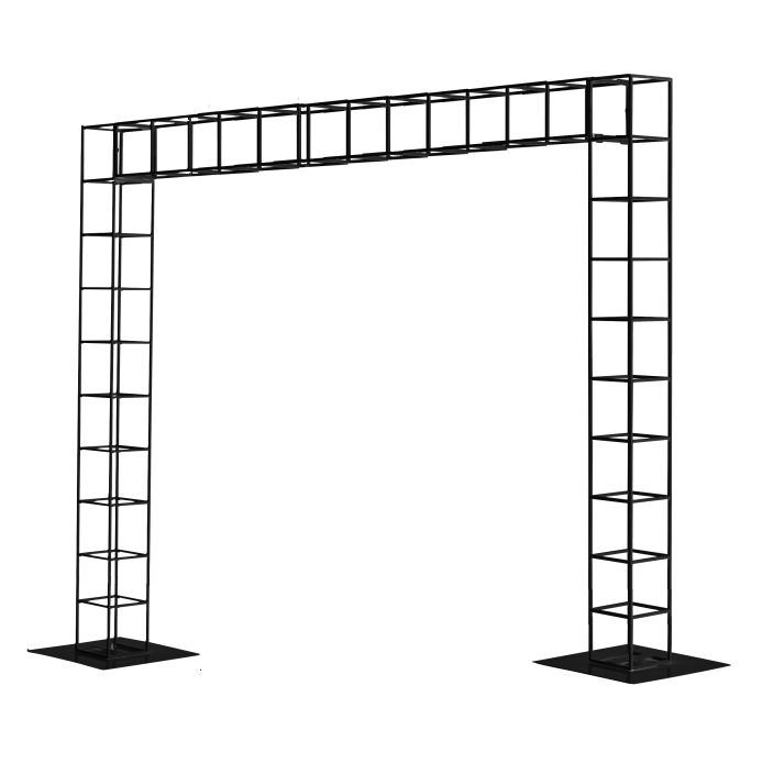 wire-pergola-2-post-1.5m-wide-x-2.5m-tall-black-straight
