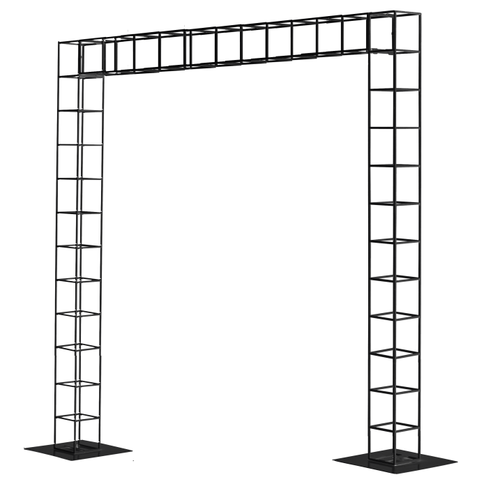 wire-pergola-2-post-1.5m-wide-x-2.5m-tall-black-straight