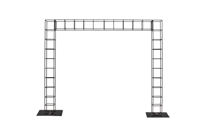 wire-pergola-2-post-3.5m-x-2.5m-tall-black