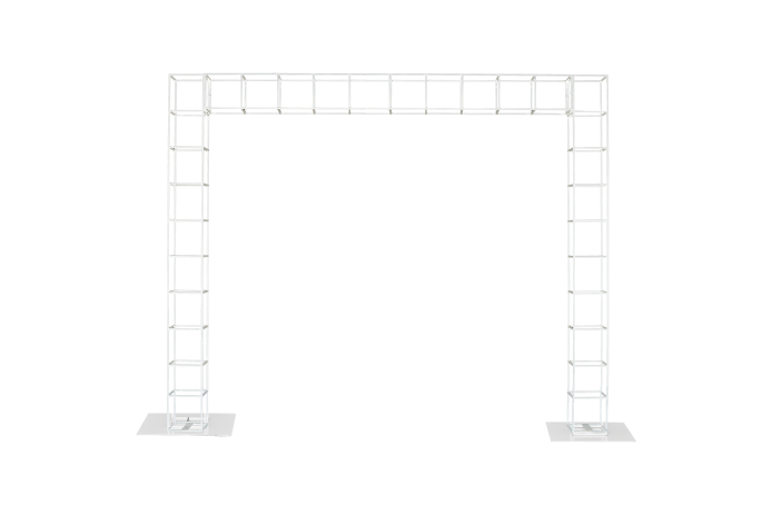 wire-pergola-2-post-3.5m-x-2.5m-tall-white