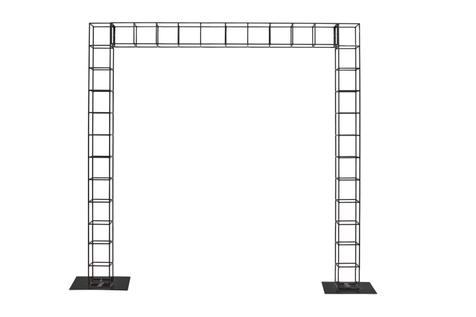 wire-pergola-2-post-3.5m-x-3.0m-tall-black