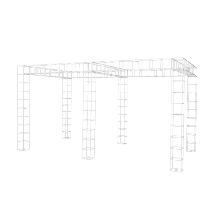 wire-pergola-6-post-2.5m-x-5.0m-x-2.5m-tall-white-straight