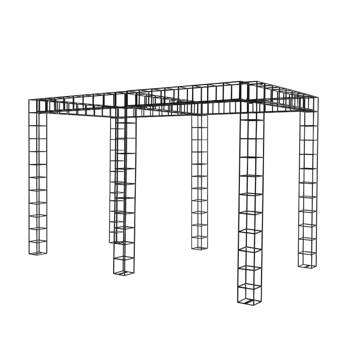 wire-pergola-6-post-2.5m-x-5.0m-x-2.5m-tall-black-angle