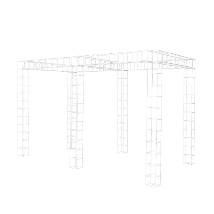 wire-pergola-6-post-2.5m-x-5.0m-x-2.5m-tall-white-angle