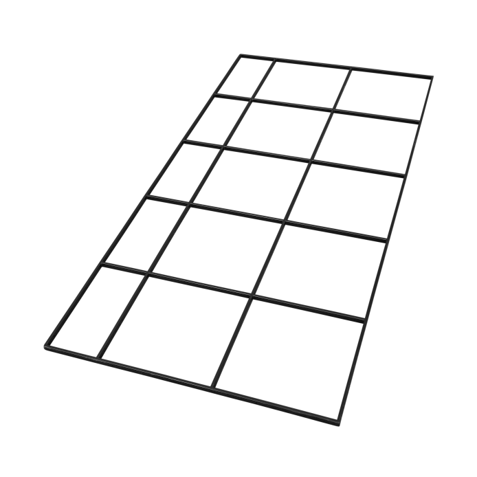 wire-pergola-sq-2.5m-x-2.5m-x-2.5m-tall-black-with-roof-frames