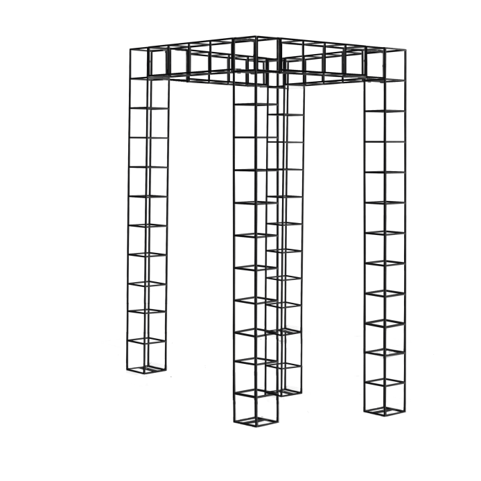wire-pergola-sq-1.5m-x-1.5m-x-2.5m-tall-black