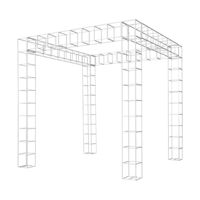 wire-pergola-sq-1.5m-x-1.5m-x-2.5m-tall-white