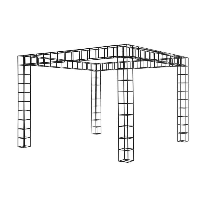 wire-pergola-sq-1.5m-x-1.5m-x-2.5m-tall-black