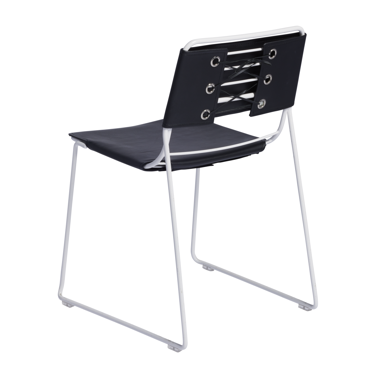 knox-chair-white-black-leather-back-angle