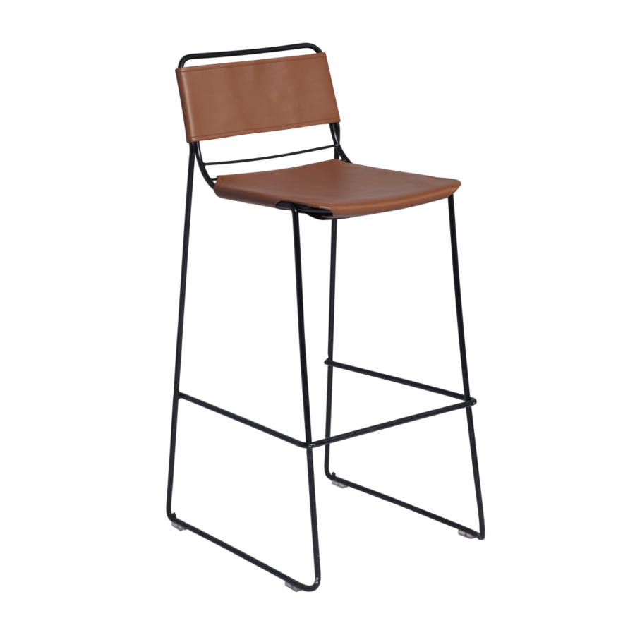 knox-stool-black-black-leather-angle