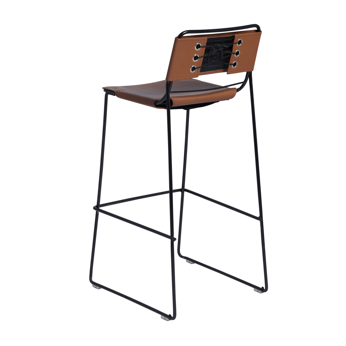 knox-stool-black-tan-leather-black-angle