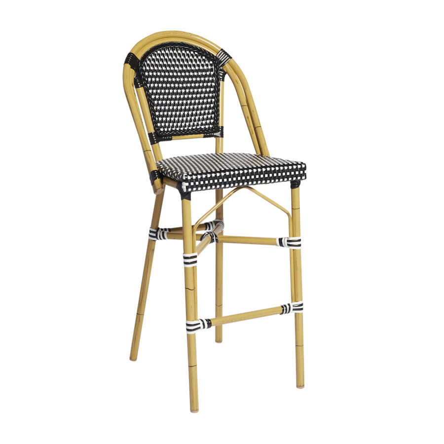 Paris-Bar-Stool-Blue-&-White-Angle