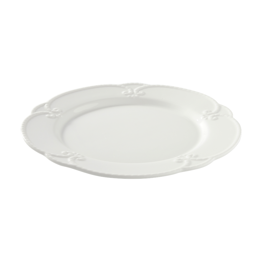 Venice-Dinner-Plate-White-26.5cm-Angle