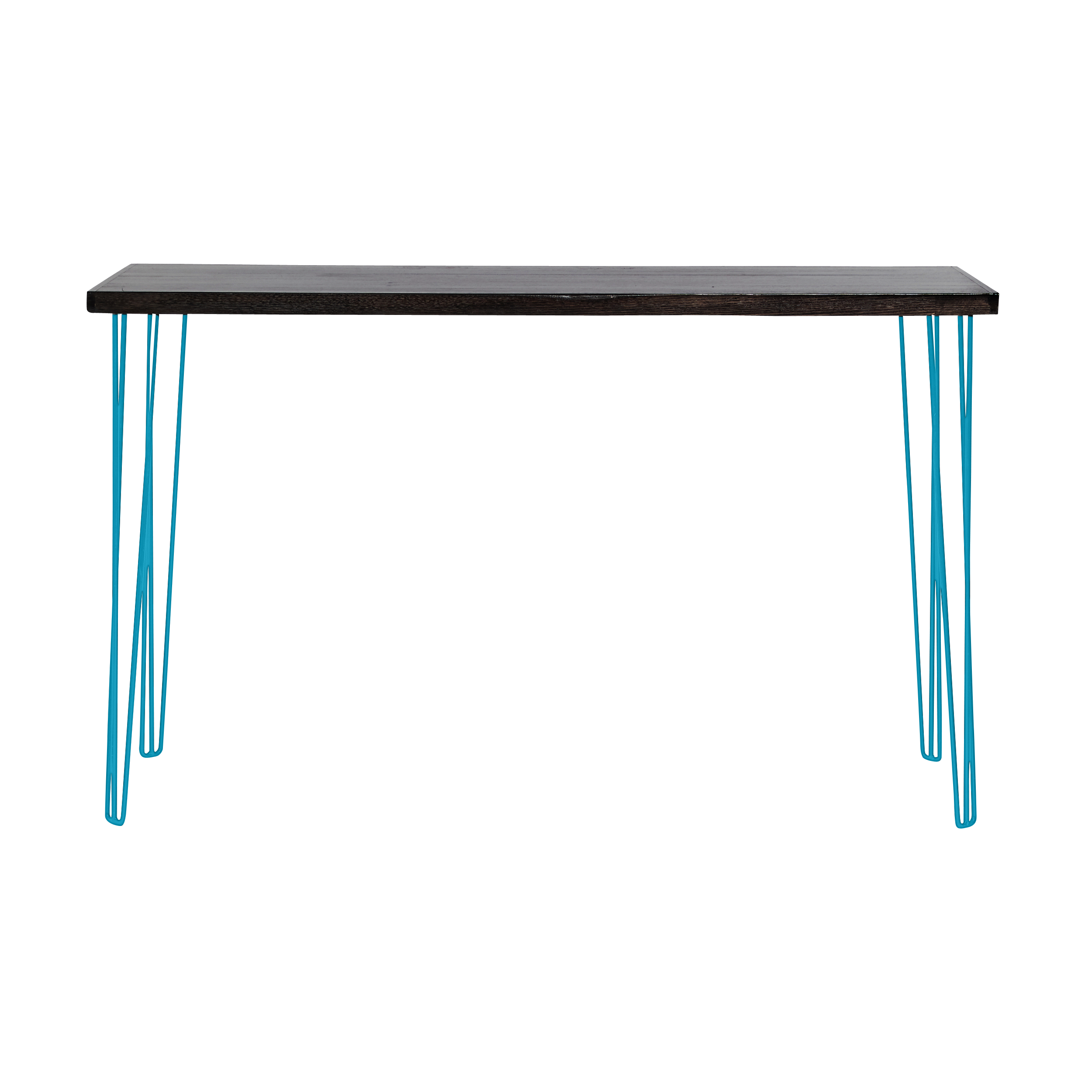 hairpin-bar-table-180×70-blackwash-staight-peacock blue-legs