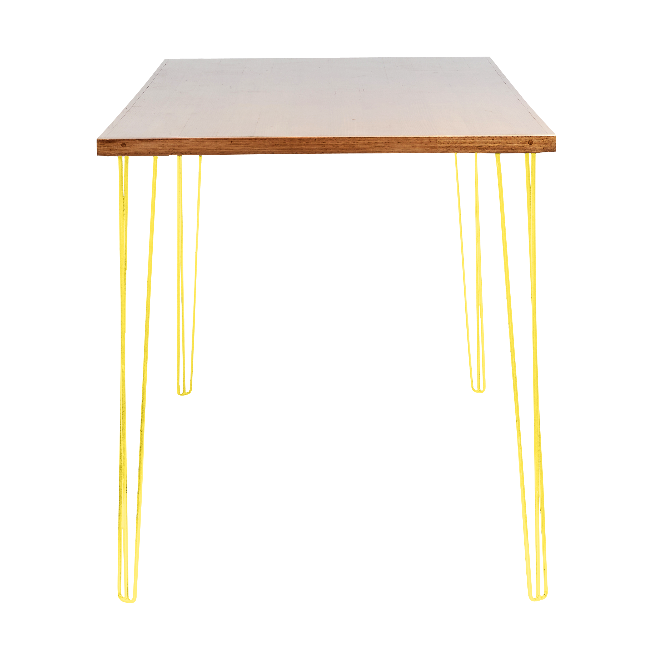 hairpin-bar-table-240×105-teak-end-yellow-legs
