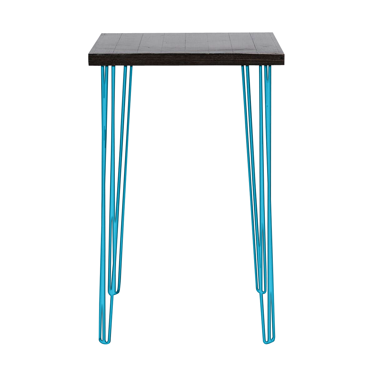 hairpin-bar-table-70×70-blackwash-peacock blue-legs