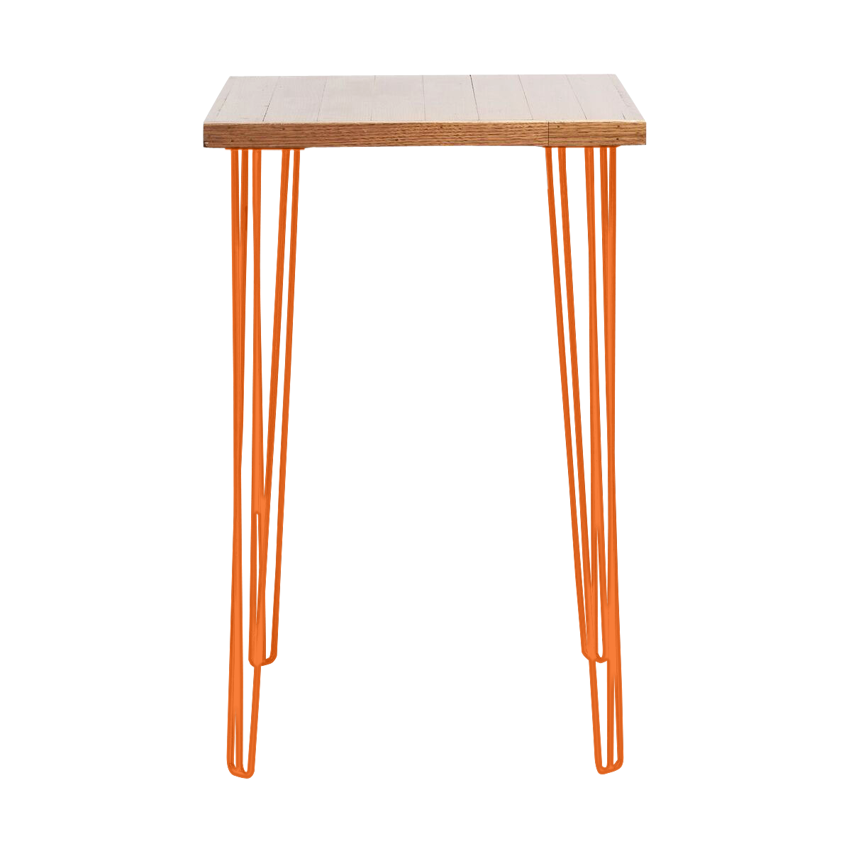 hairpin-bar-table-70×70-teak-orange-legs