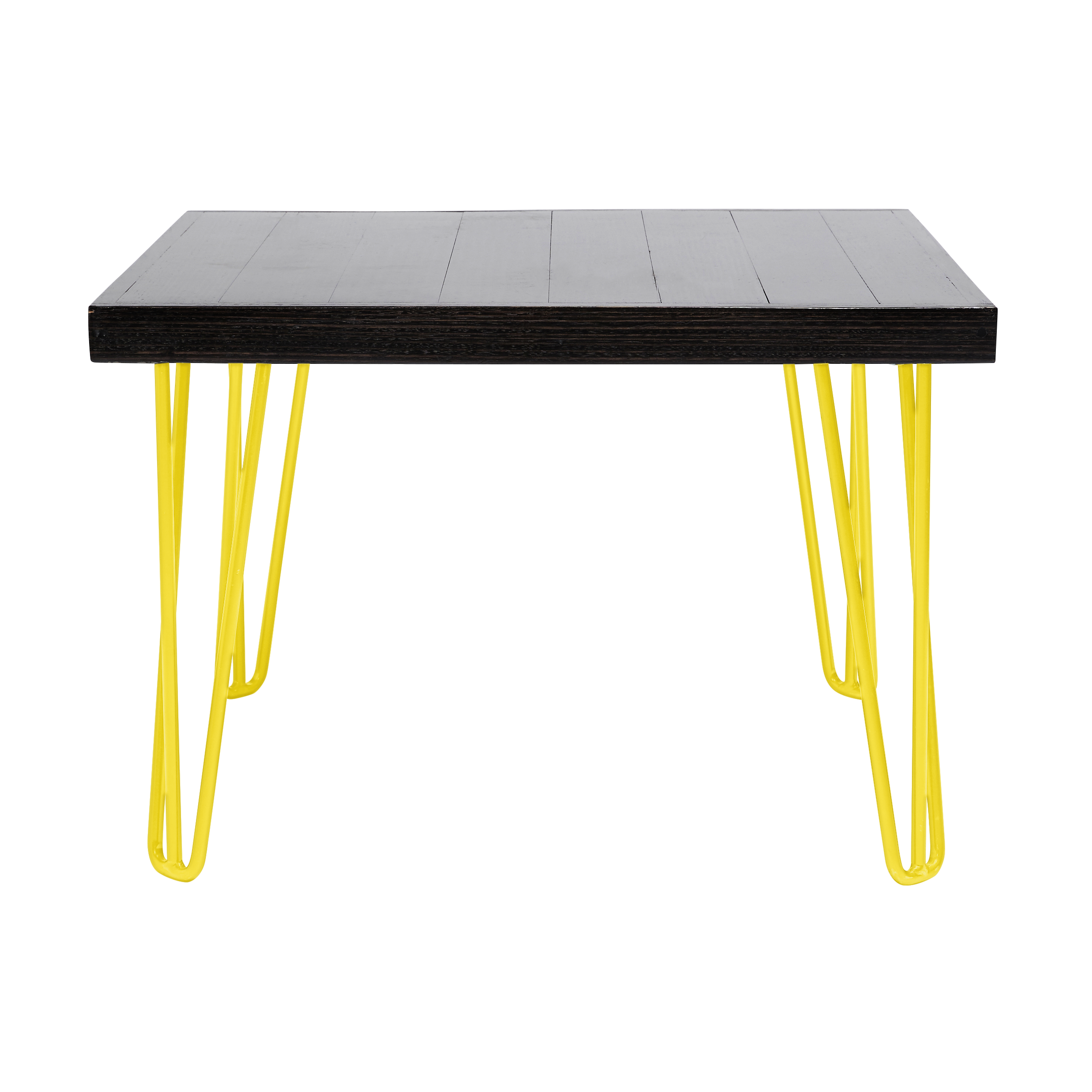 hairpin-coffee-table-70×70-blackwash-Yellow-legs