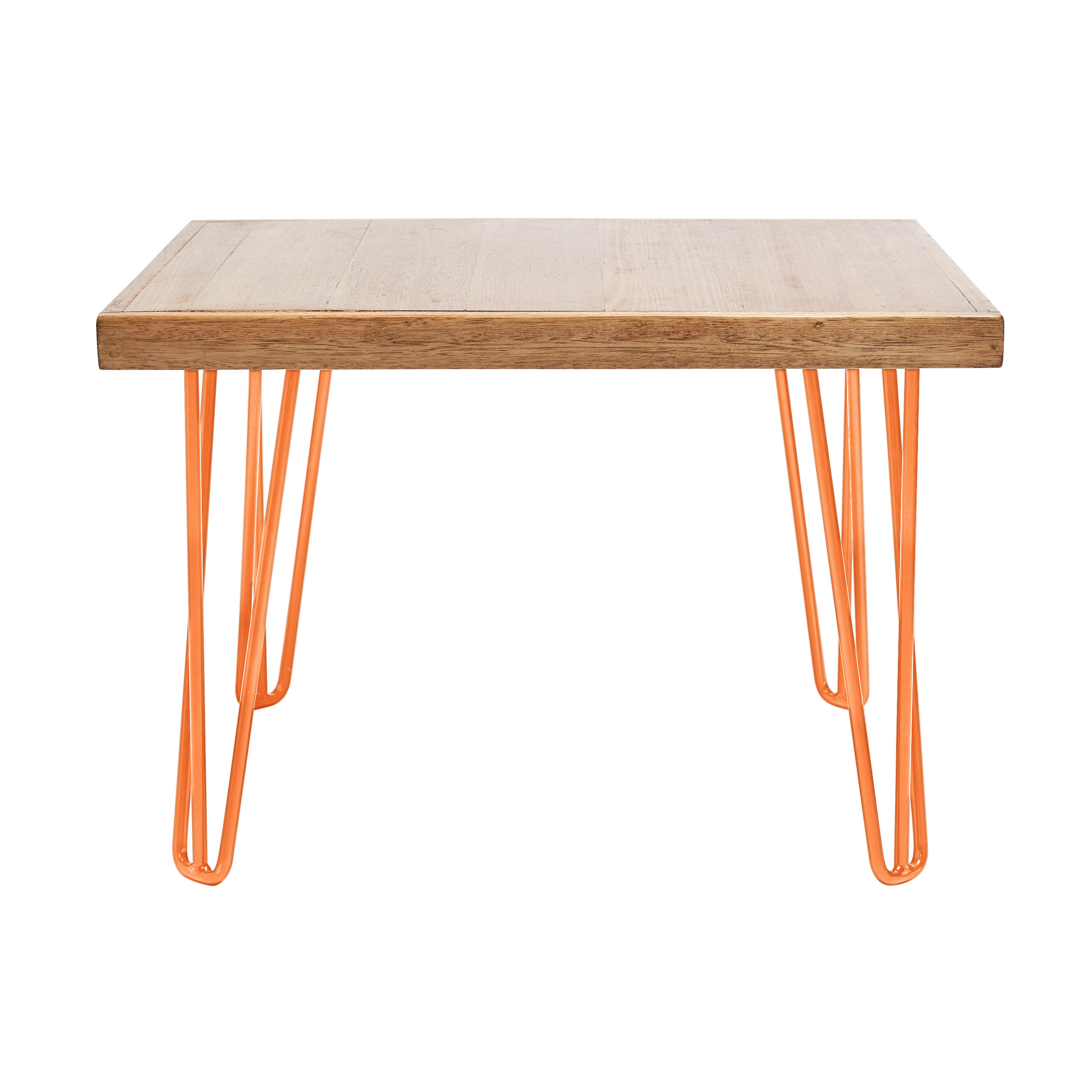 hairpin-coffee-table-70×70-teak-orange-legs