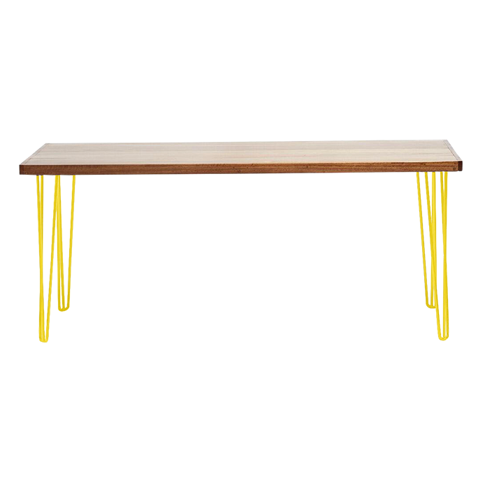 hairpin-dining-table-180×70-teak-straight-yellow-legs