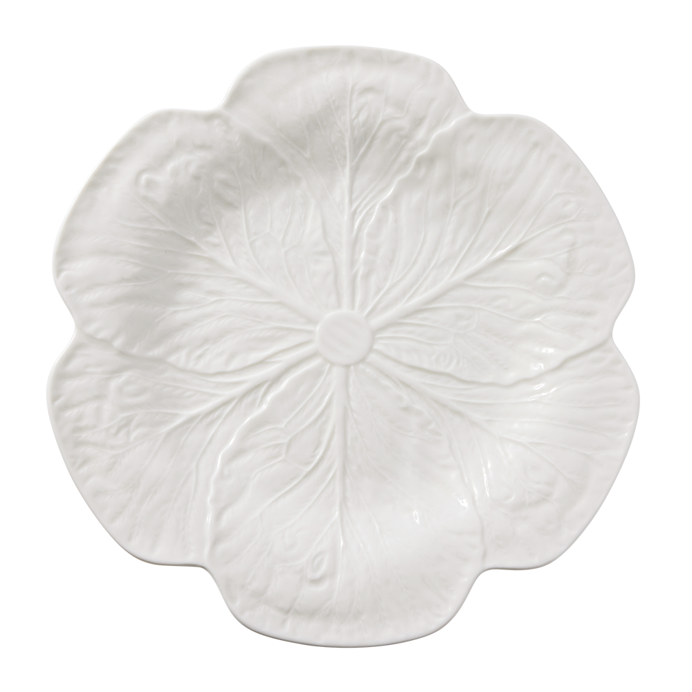 bordallo-cabbage-white-dinner-plate