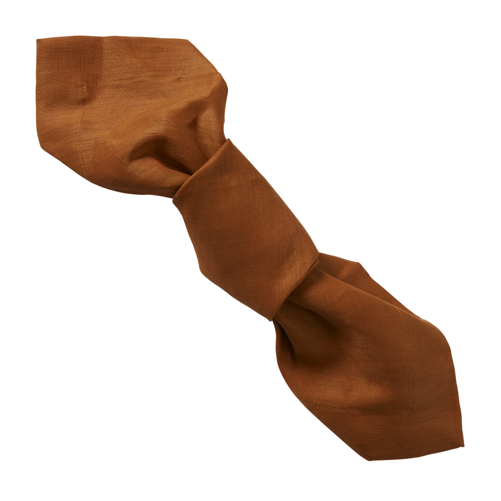 napkin-rust-linen-knotted