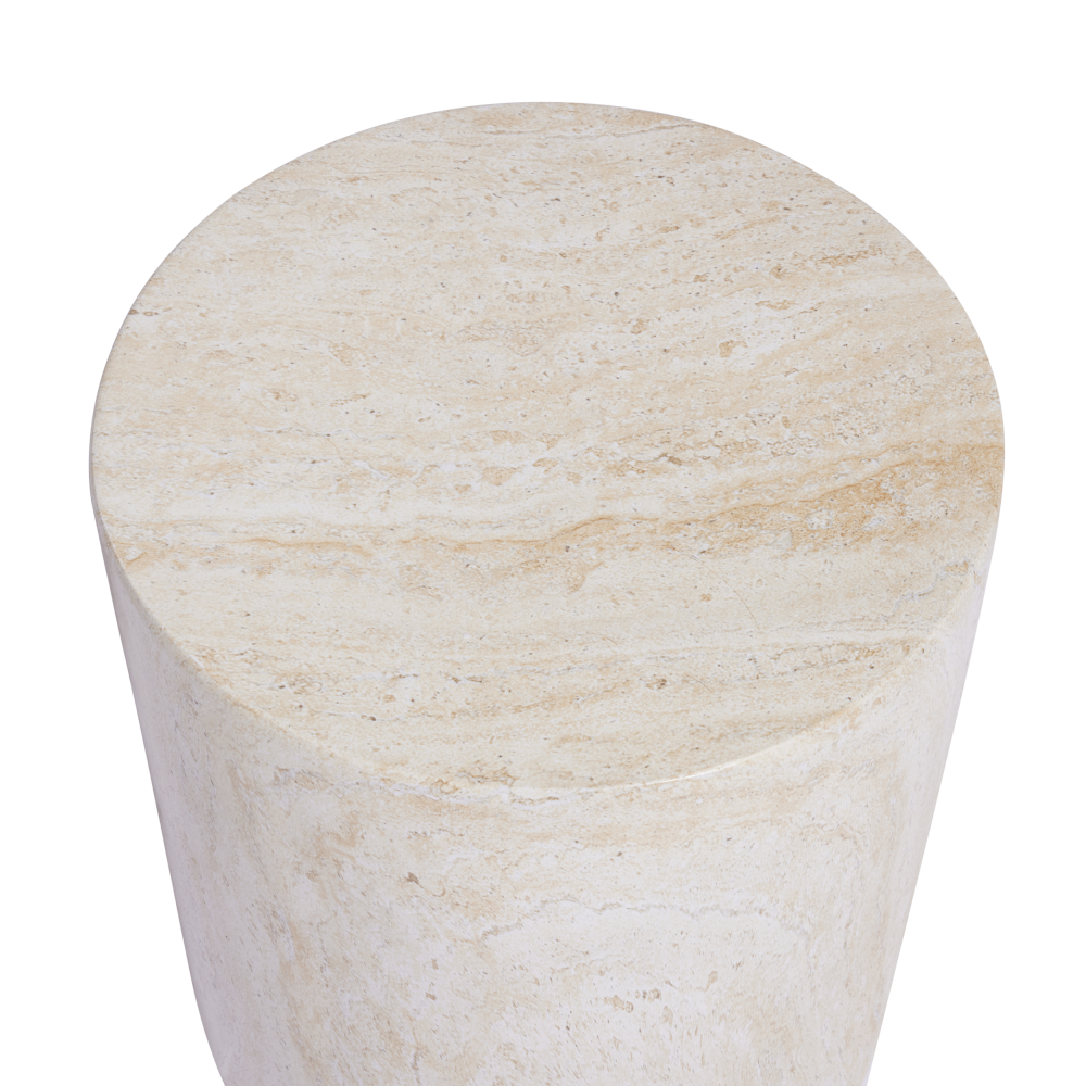 travertine-side-table-round-top