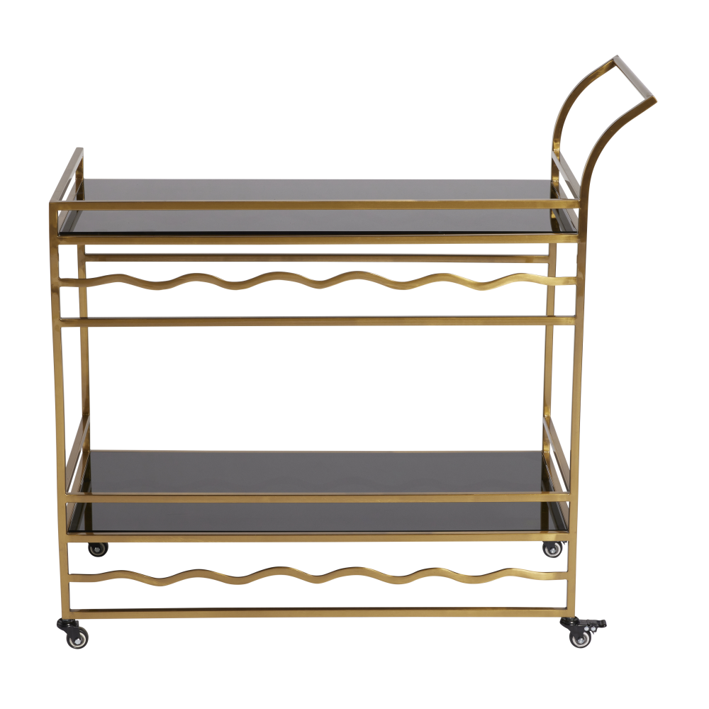 wavy-bar-cart-brushed-gold