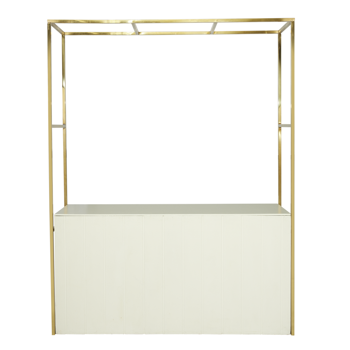 bar-arbour-gold-with-white-wood-panel-food-station-straight