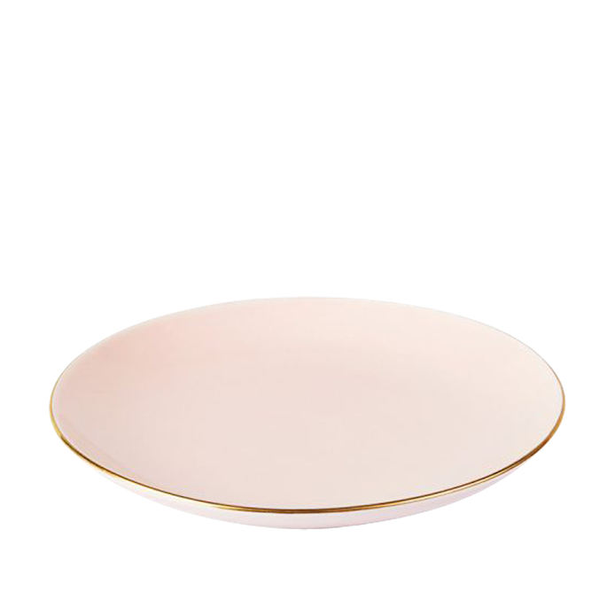 High Tea Side Plate Pink Social Event Hire