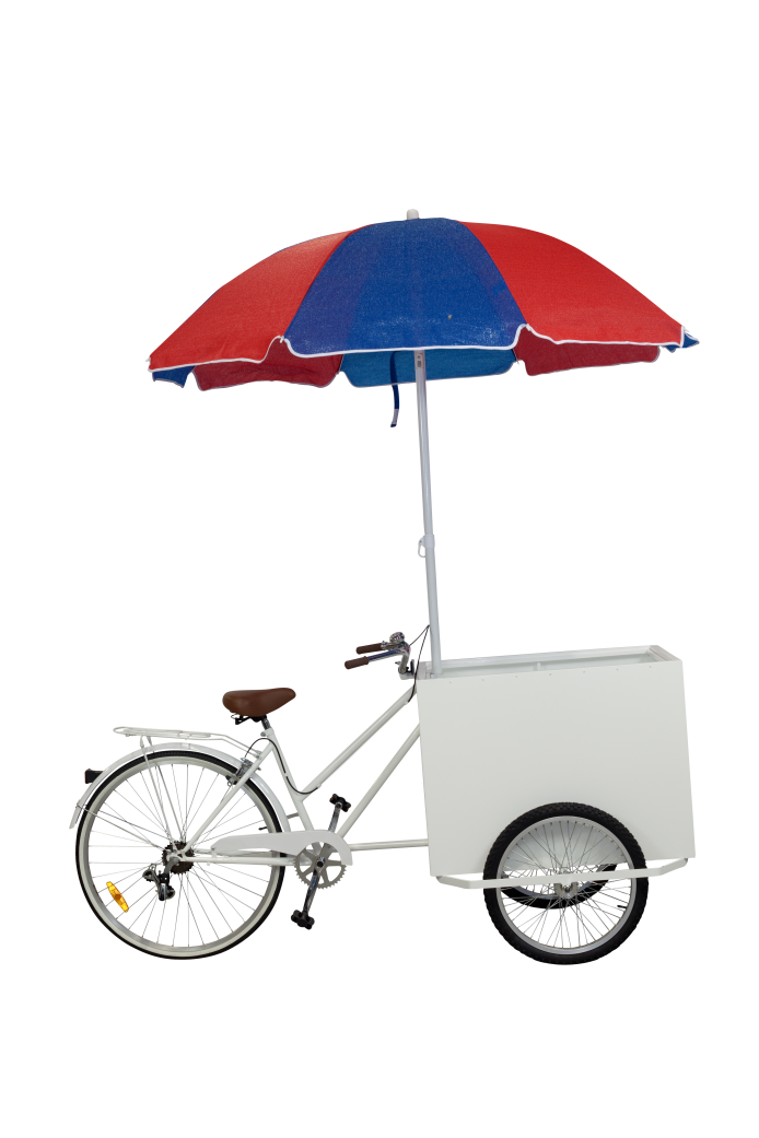 Ice Cream Bike White Social Event Hire