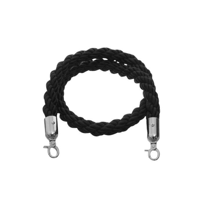 Rope Red Braided - Gold Clips | Social Event Hire