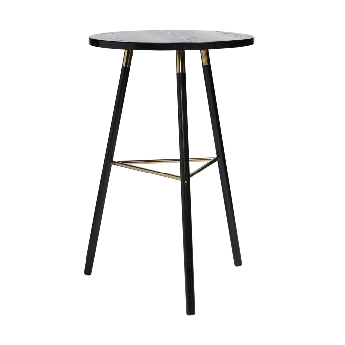 Scandi Bar Table Blackwash Timber Social Event Hire