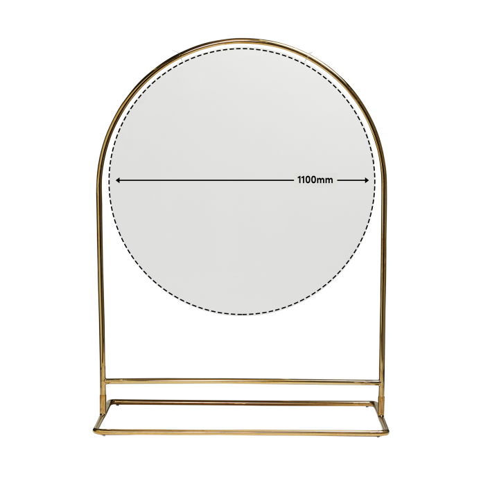 signage-stand-round-gold-with-measurements-2