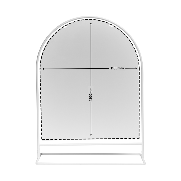 signage-stand-round-white-with-measurements