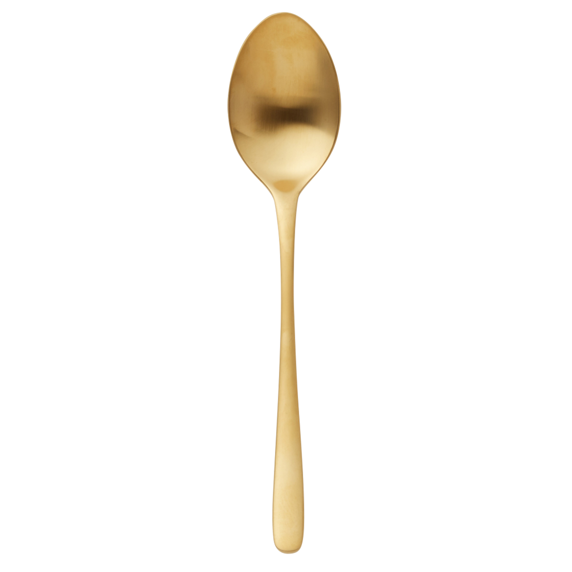 Avila Serving Spoon Brushed Gold Social Event Hire