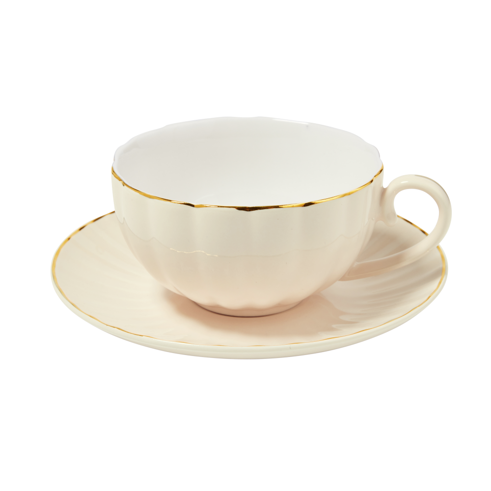 high-tea-cup-saucer-Yellow