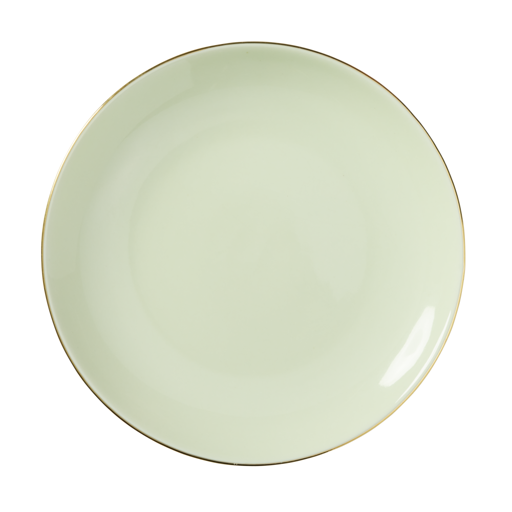 High Tea Side Plate Green Social Event Hire